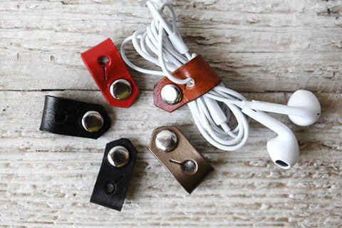 Wearable Tech Jewelry - Leather Cord Organizers - Exsect Inc. - 1