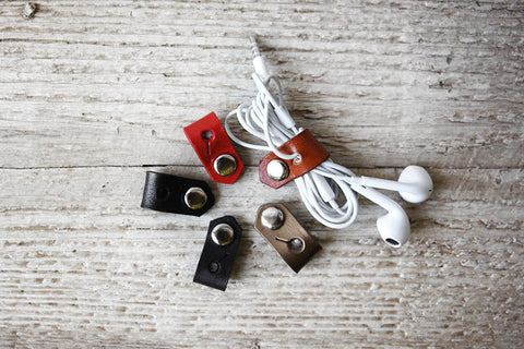 Leather Cord Organizers - Enjoy the Little Things! - Exsect Inc. - 1