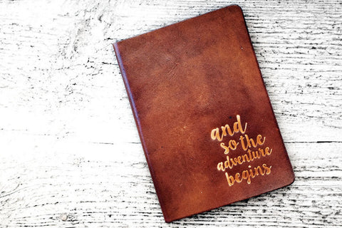And So The Adventure Begins Passport Cover - Exsect Inc. - 1