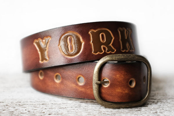 Personalized Leather Belt