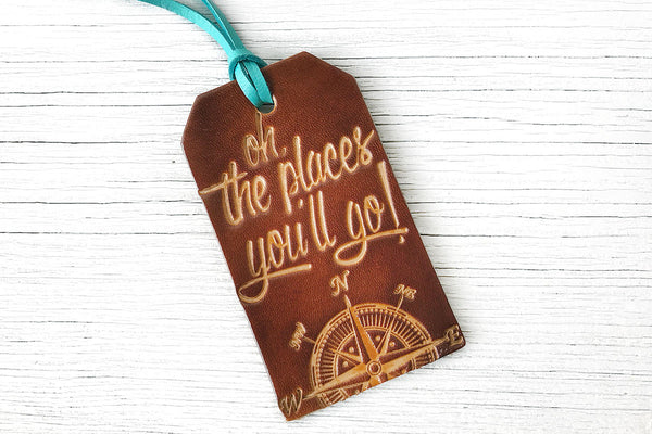 Dr Seuss Quote Luggage Tag
