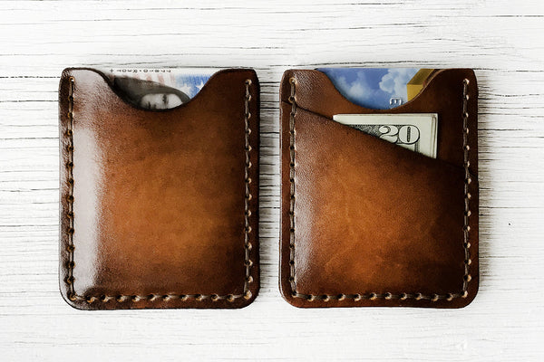 Brown Leather Minimalist Wallet