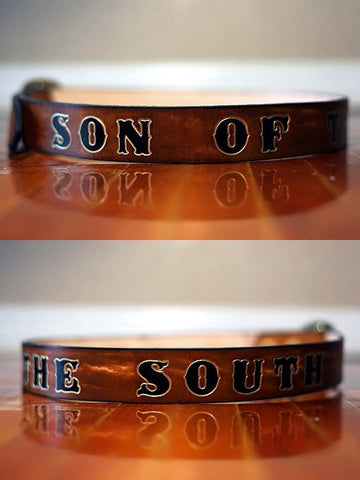 Mens Personalized Leather Belt - Exsect Inc. - 1