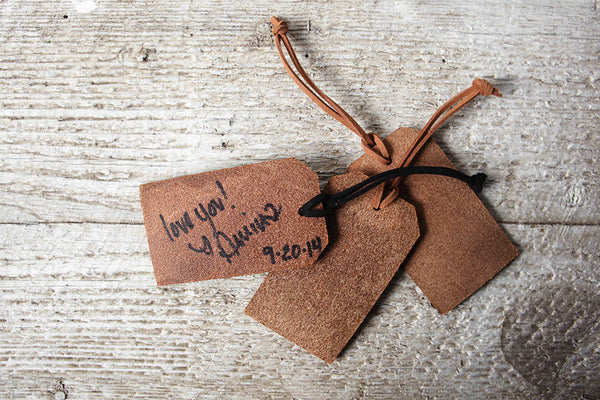 Personalized Luggage Tag Wedding Favors - Genuine Leather - Exsect Inc. - 4