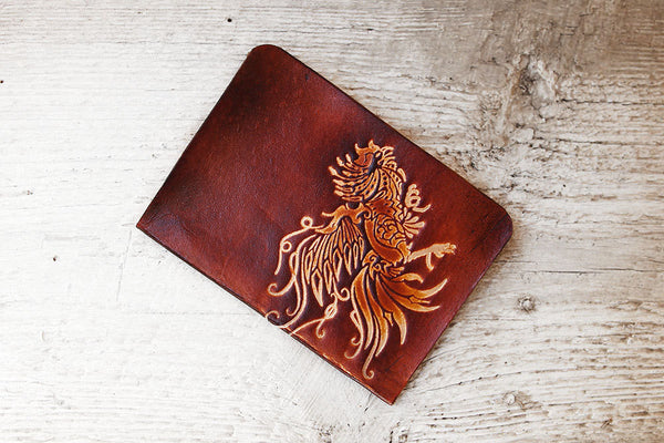 Rooster Passport Cover - Genuine Leather - Exsect Inc. - 1