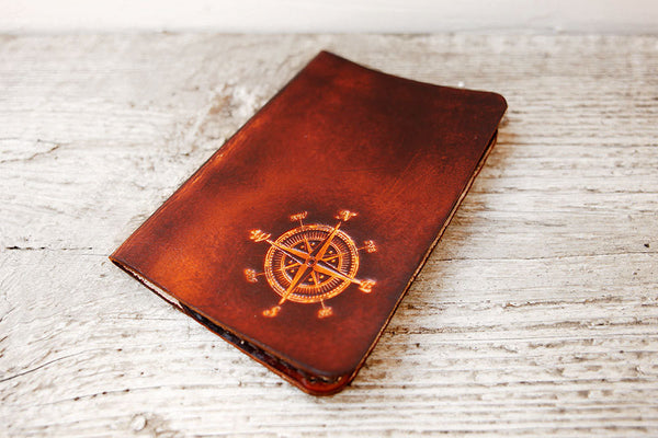 Compass Leather Passport Cover - Exsect Inc. - 3