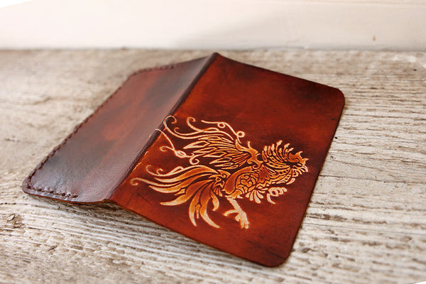 Rooster Passport Cover - Genuine Leather - Exsect Inc. - 2