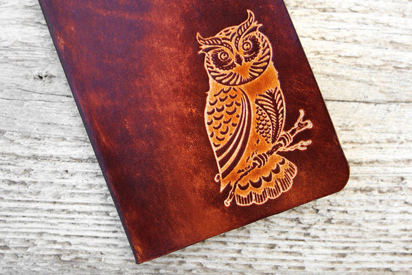 Genuine Leather Owl Travel Wallet - Exsect Inc. - 1