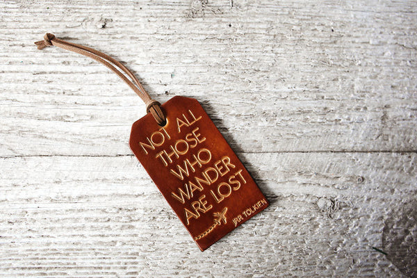 Not All Those Who Wander Are Lost Luggage Tag - Exsect Inc. - 2