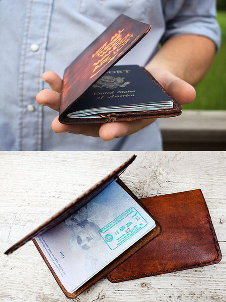 Rooster Passport Cover - Genuine Leather - Exsect Inc. - 5